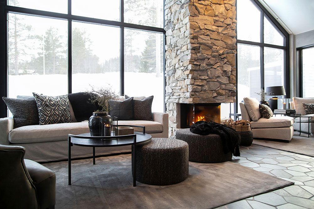 Cortina Fußhocker 60 cm Coelle Grau