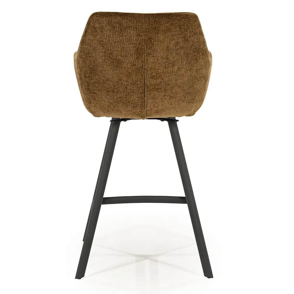 Bliss Barhocker mit Armlehnen - mustard 52x56,5x96,5 cm