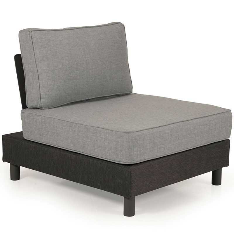 Battleford Mittelteil grau inkl. Kissen