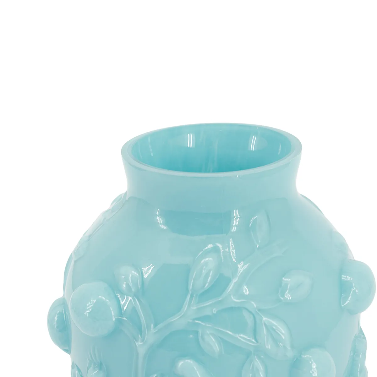 Mundgeblasene Vase Aru H22 cm Light Blue