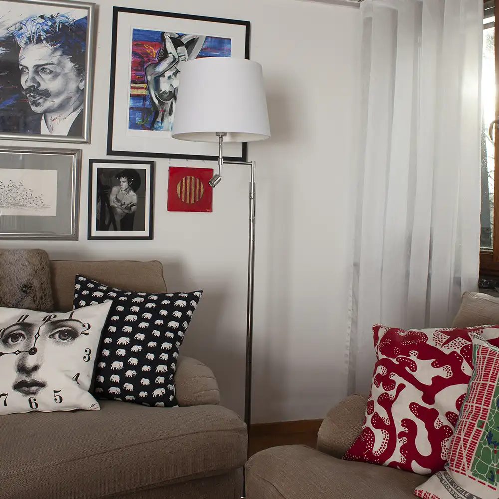 Orlando Stehleuchte chrom