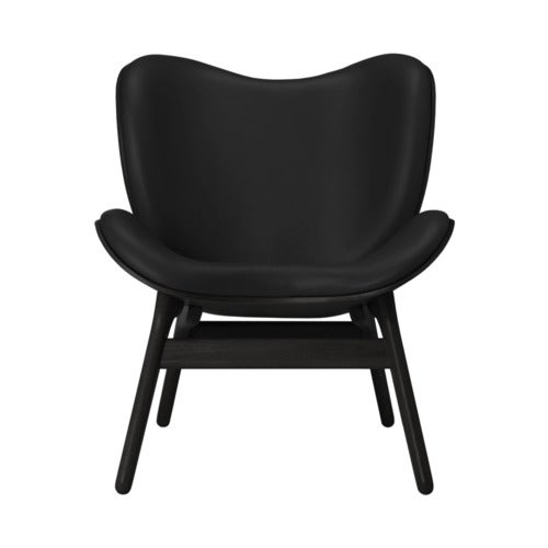 A Conversation Piece Loungesessel Black Oak/Hope Leather Black