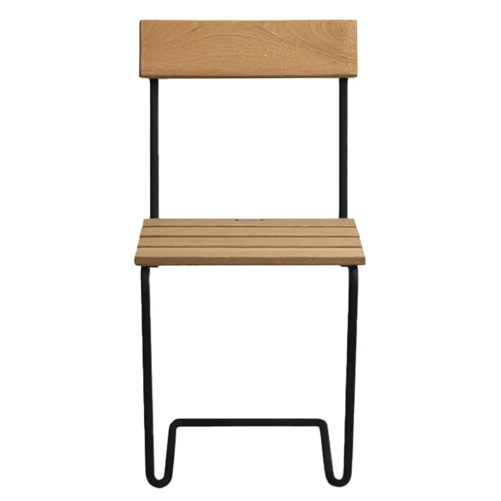 Stuhl 1 Eiche geölt / Gestell schwarz