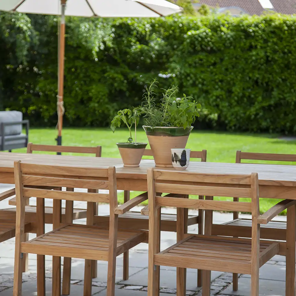 Oxford Teakholz Armlehnstuhl