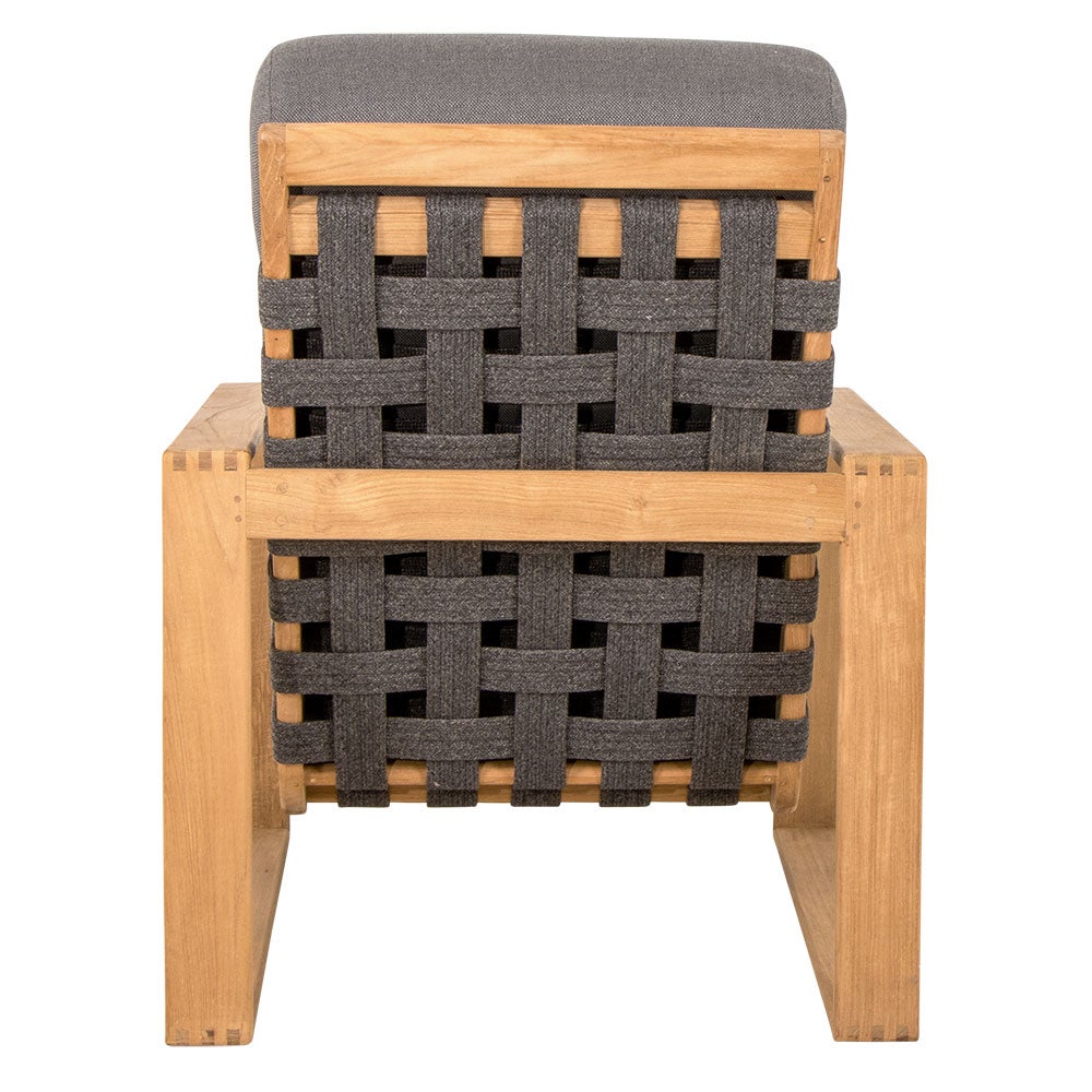 Endless Armchair Teak Inklusive Graue Airtouch Kissen
