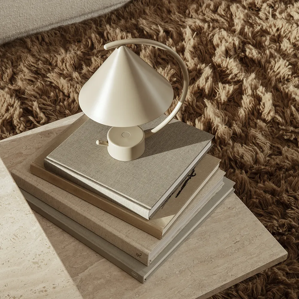 Wollteppich Meadow High Pile L Light Sand