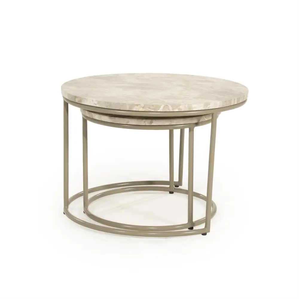 Alvar Couchtisch-Set 60x60x41 cm / 45x45x35 cm