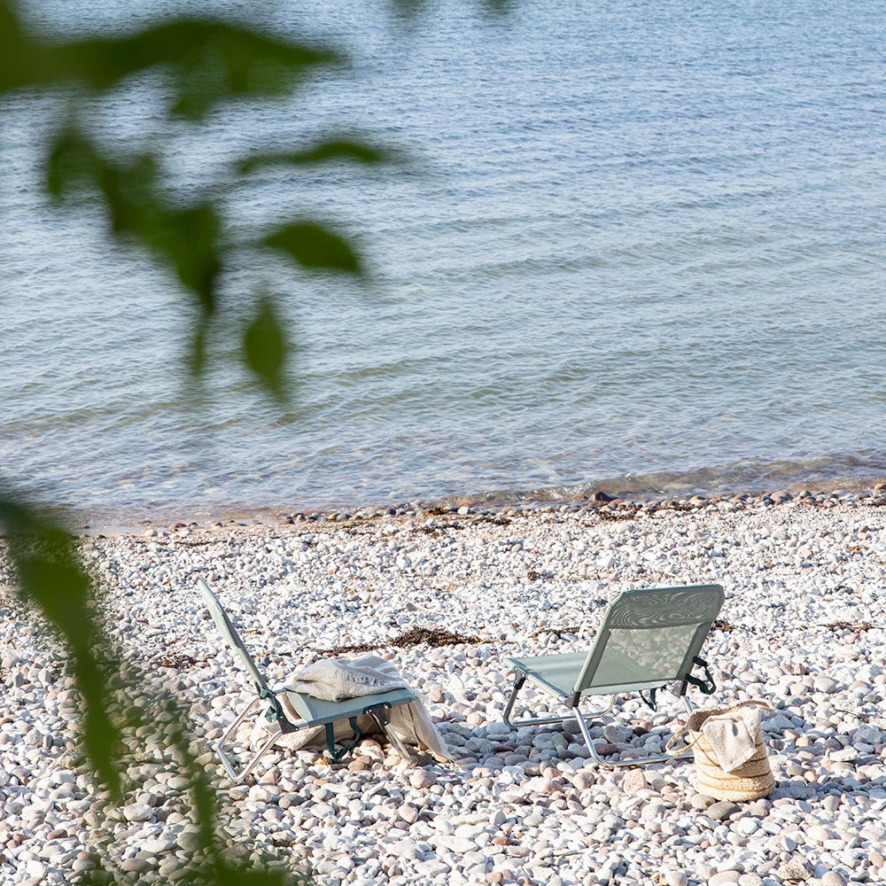 Quick Sonnenliege Taupe Aluminium/Textilene