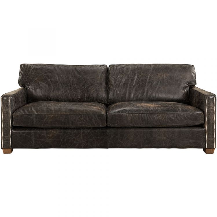 Viscount 3-Sitzer Sofa Leder Fudge