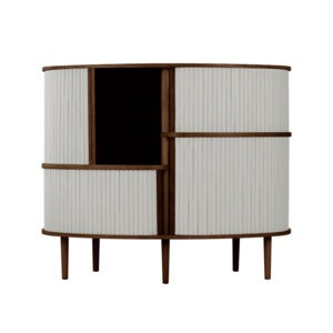 Audacious Highboard Schrank Dunkle Eiche/Sterling