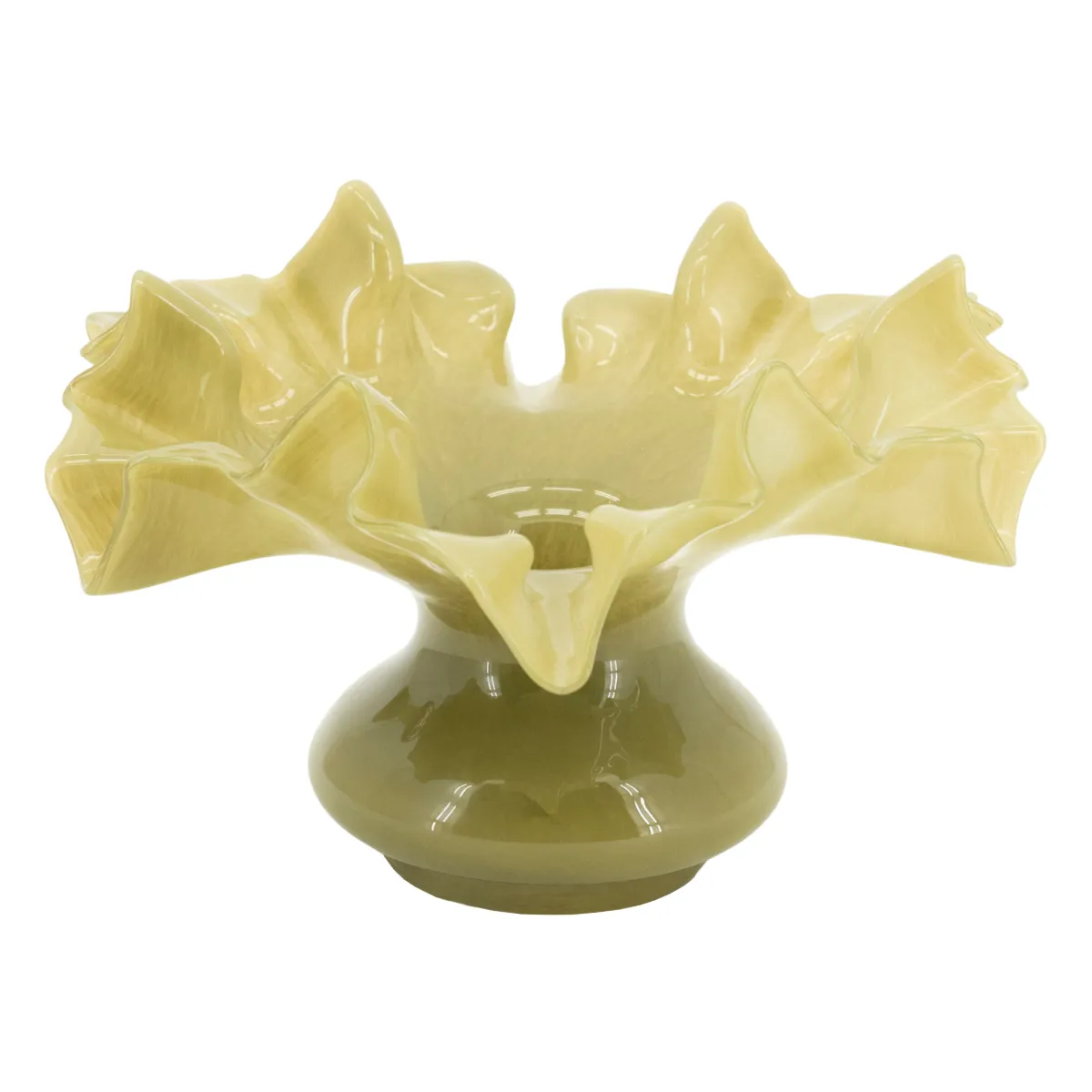 Baia 1 Vase 26x26x16,5 cm Glas Grün