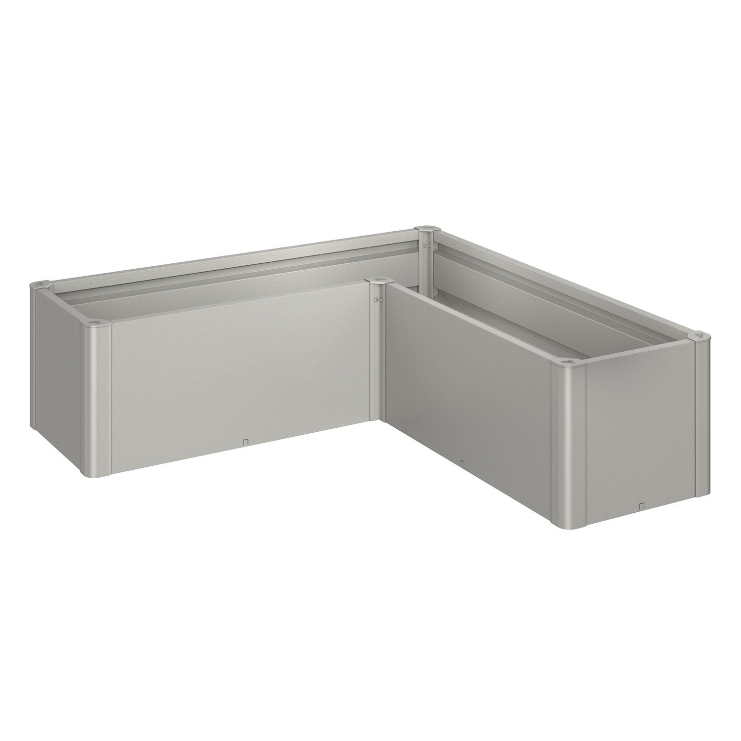 Belvedere Pflanzbeet mini Größe l150 metallic quartz-grau Biohort