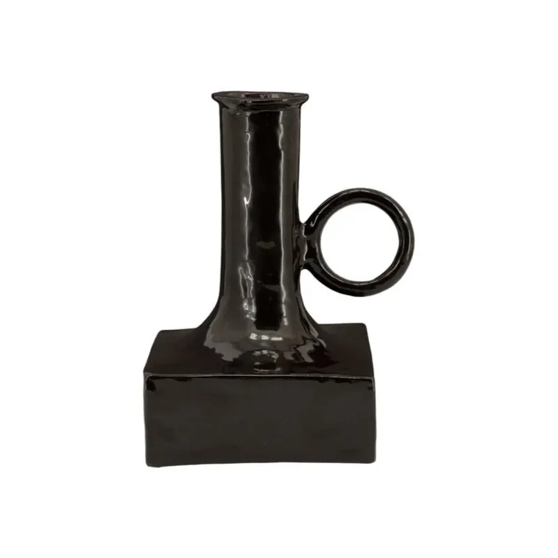 Oro 2 Vase 20x16x25 cm Aluminium braun