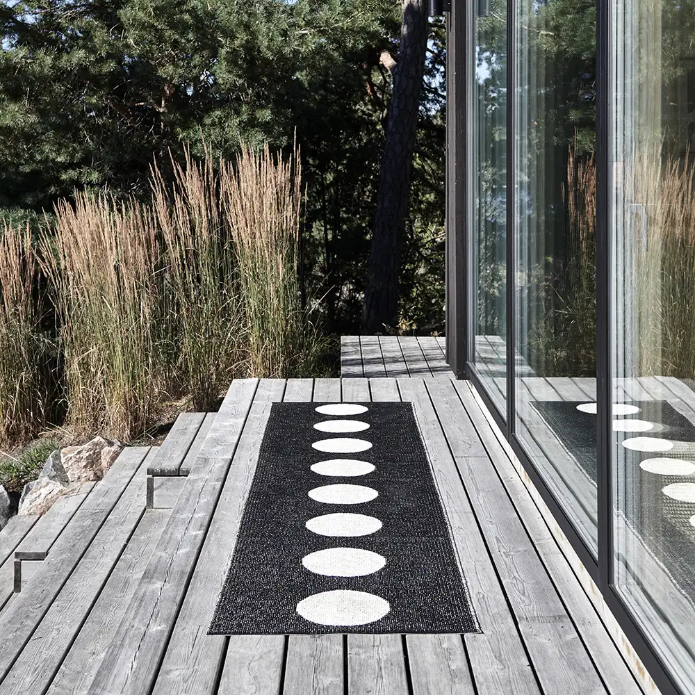 Vera Teppich 70x375 cm black/vanilla