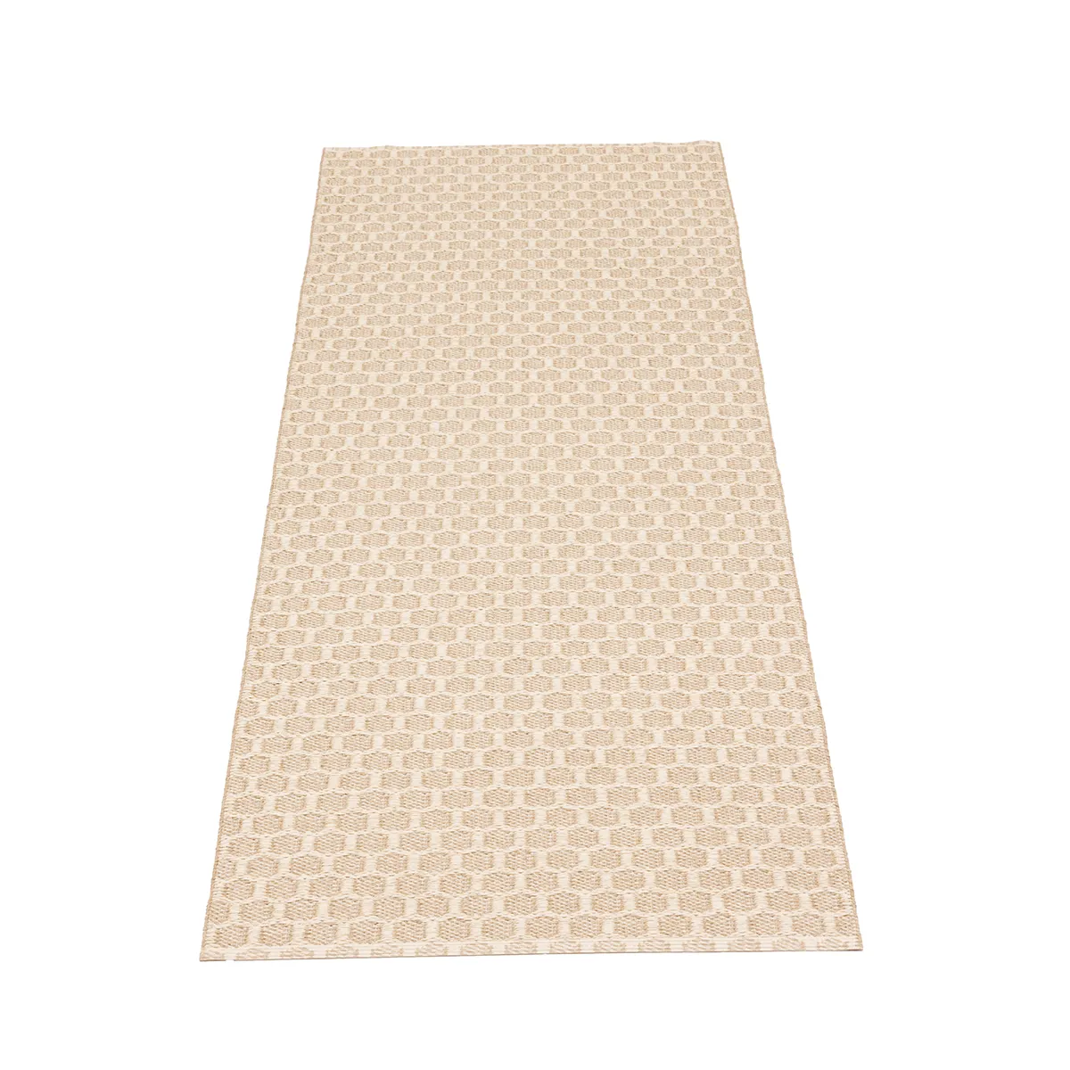 Wendbarer Kunststoffteppich MIMI Beige/Vanilla 70x180 cm