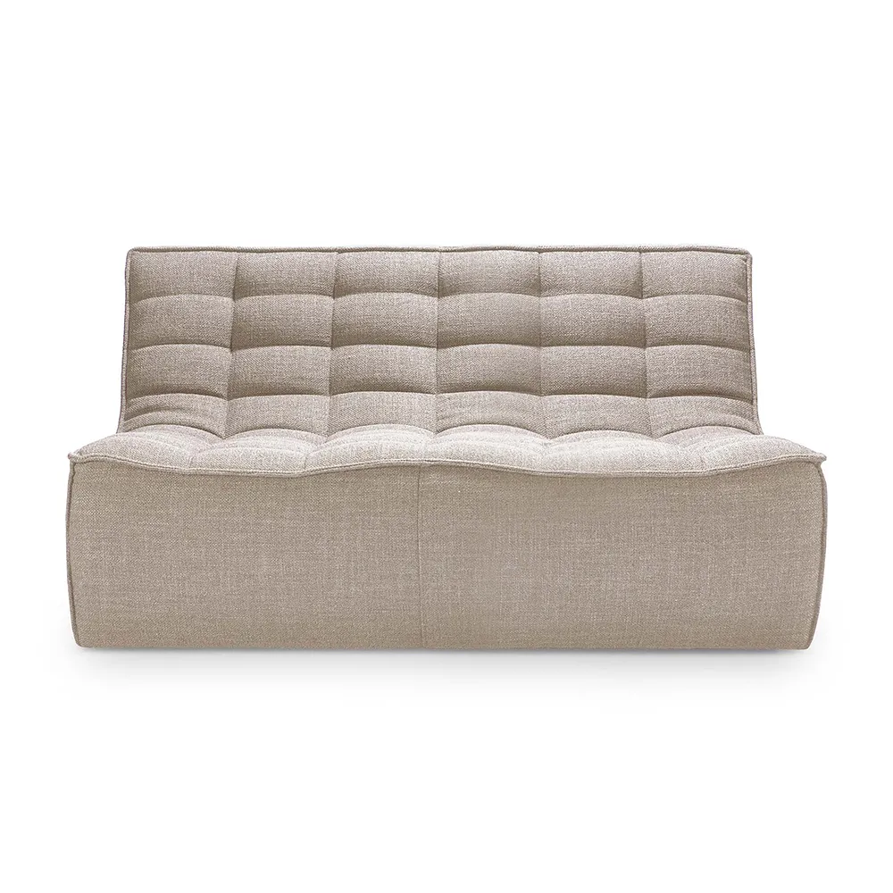 N701 Modulsofa - Beige Stoff - 2 Sitzer 91x140 cm Ethnicraft