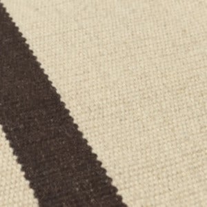 Calm Kelim Teppich 140x200 cm - Off-white/Coffee