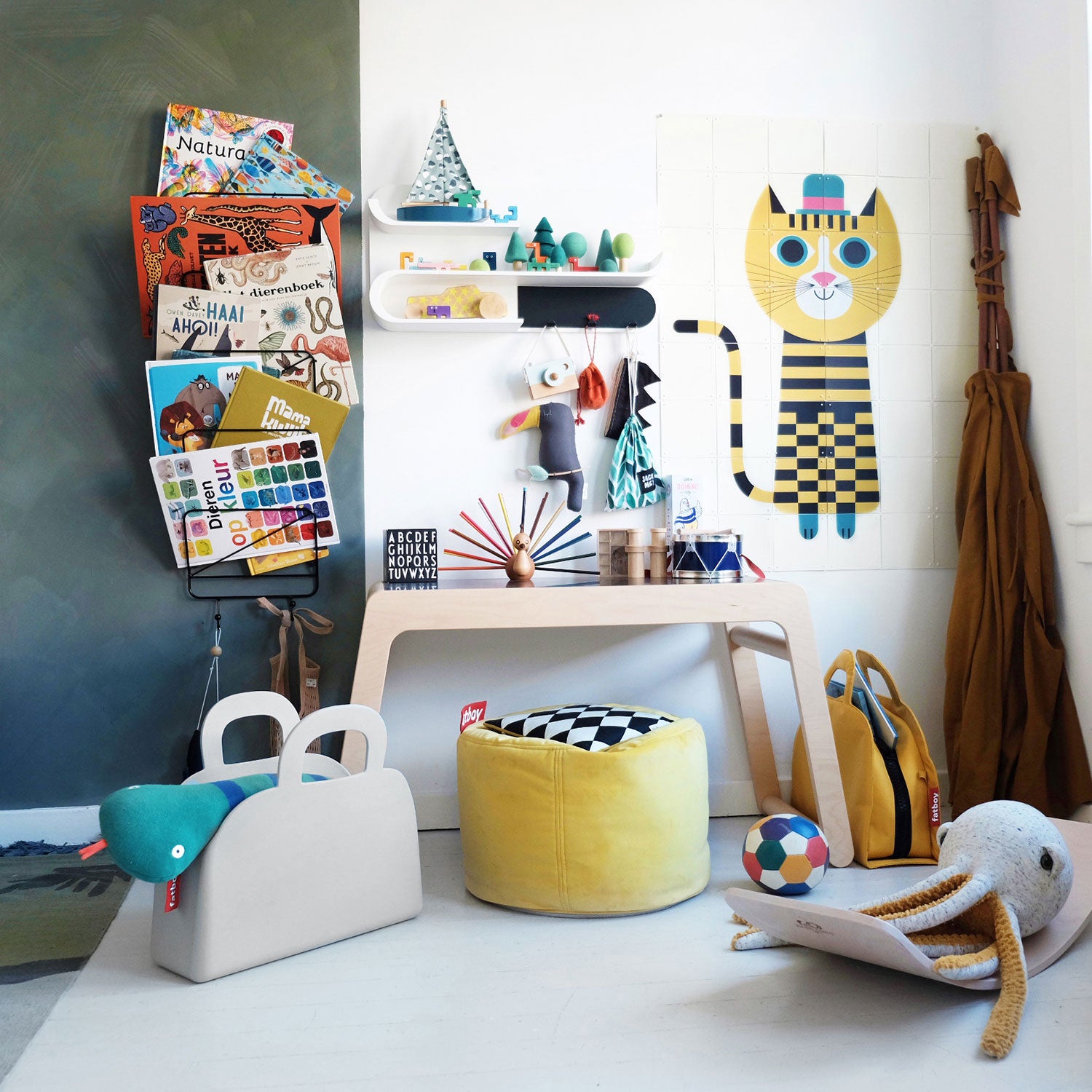 Sjopper-kees Einkaufstasche gelb ocker