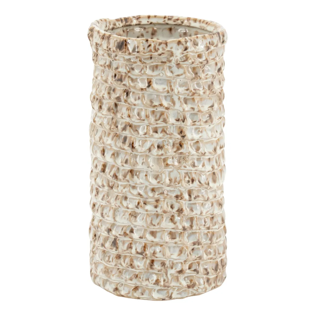 Shio small 13x13x24,5 cm Steinzeug Braun