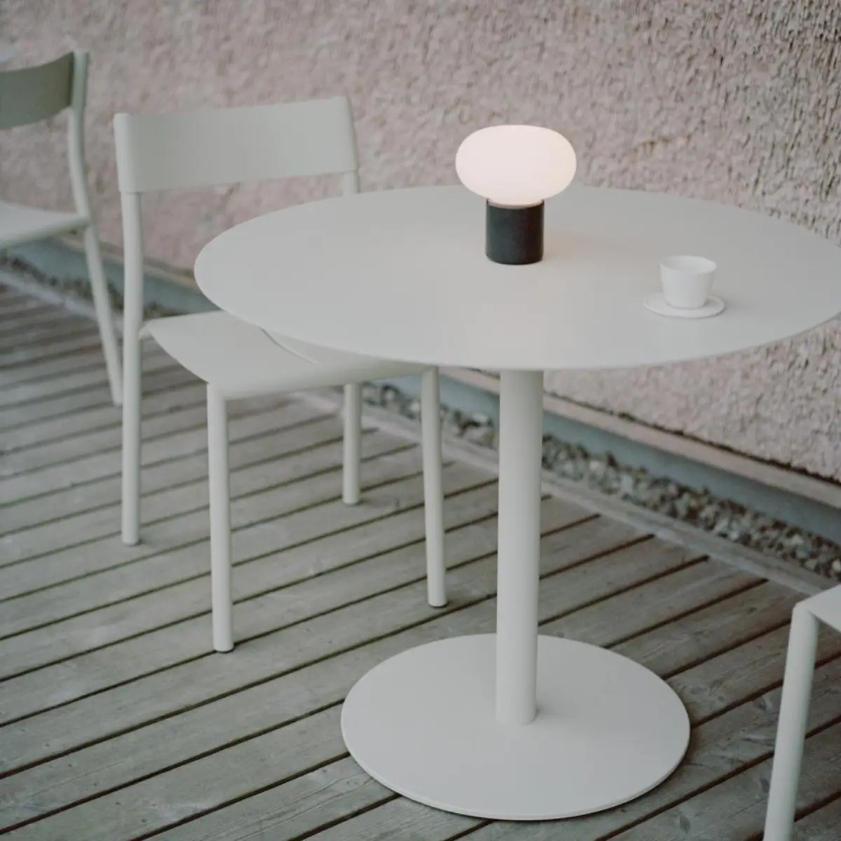 May Bistrotisch Ø90cm Hellgrau