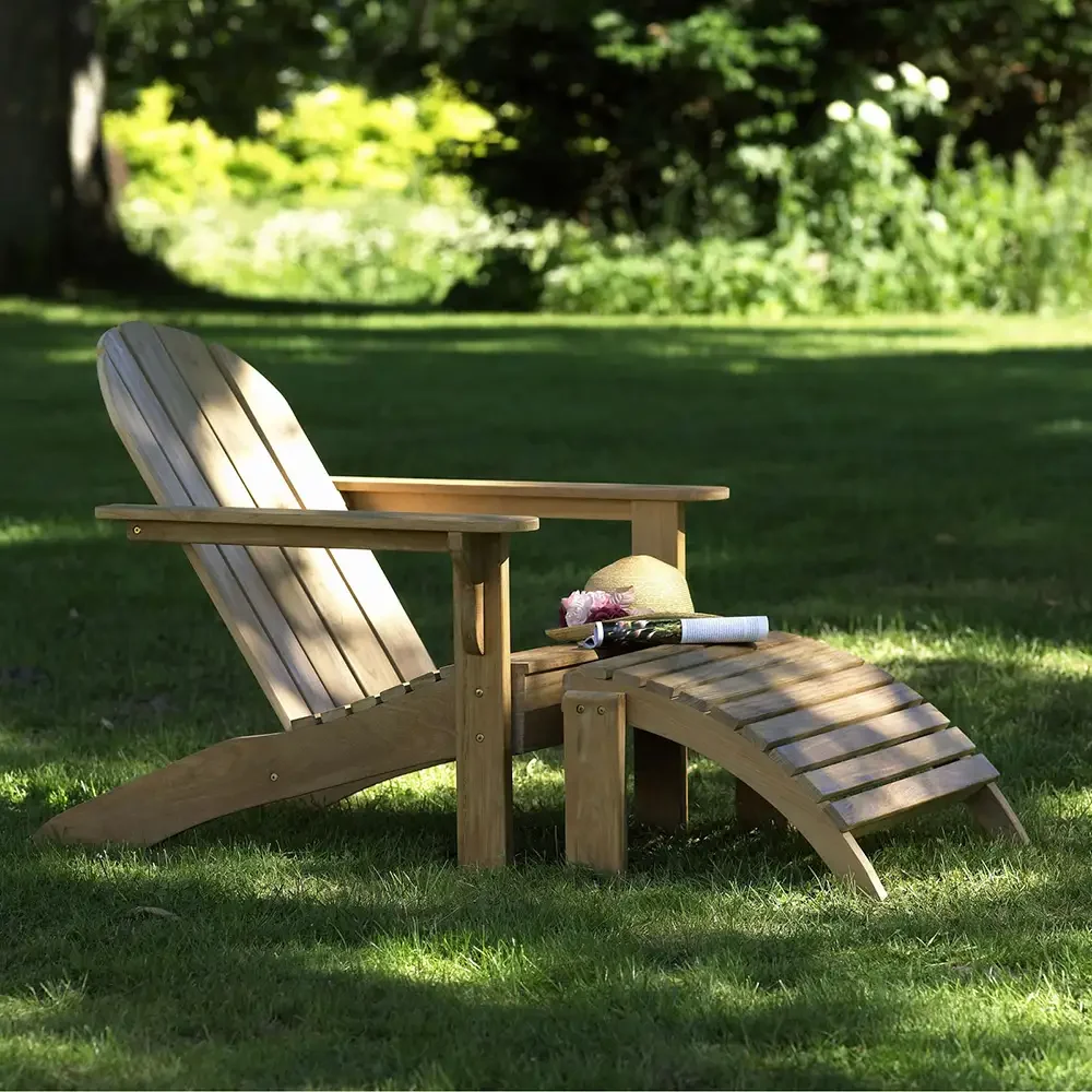 Adirondack Sessel inkl. Hocker Teak
