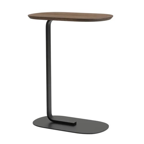 Relate Beistelltisch 73,5 cm - Solid Smoked Oak/Black