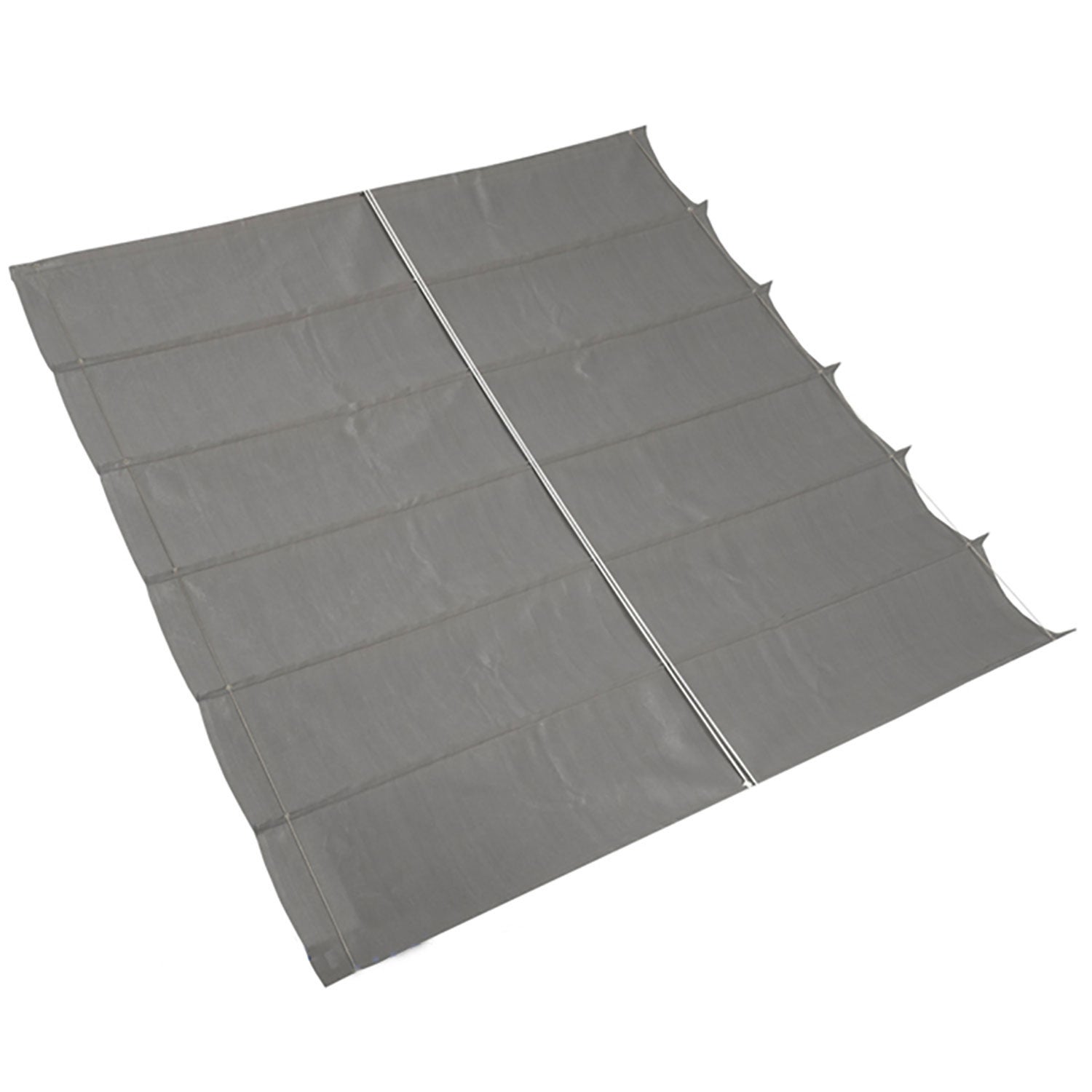 Platinum Sun & Shade, Coolfit Sonnensegel Harmonica 370x370cm Grau
