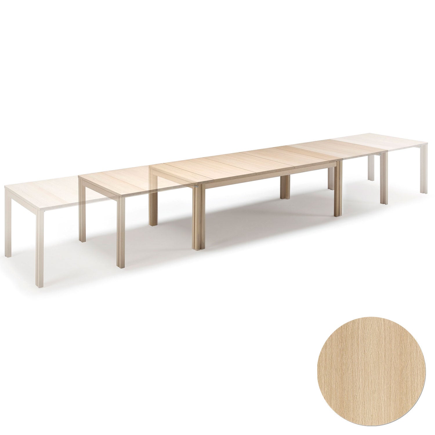 Sm24 Tisch Eiche Lackiert 200-356(512)X100X73Cm 