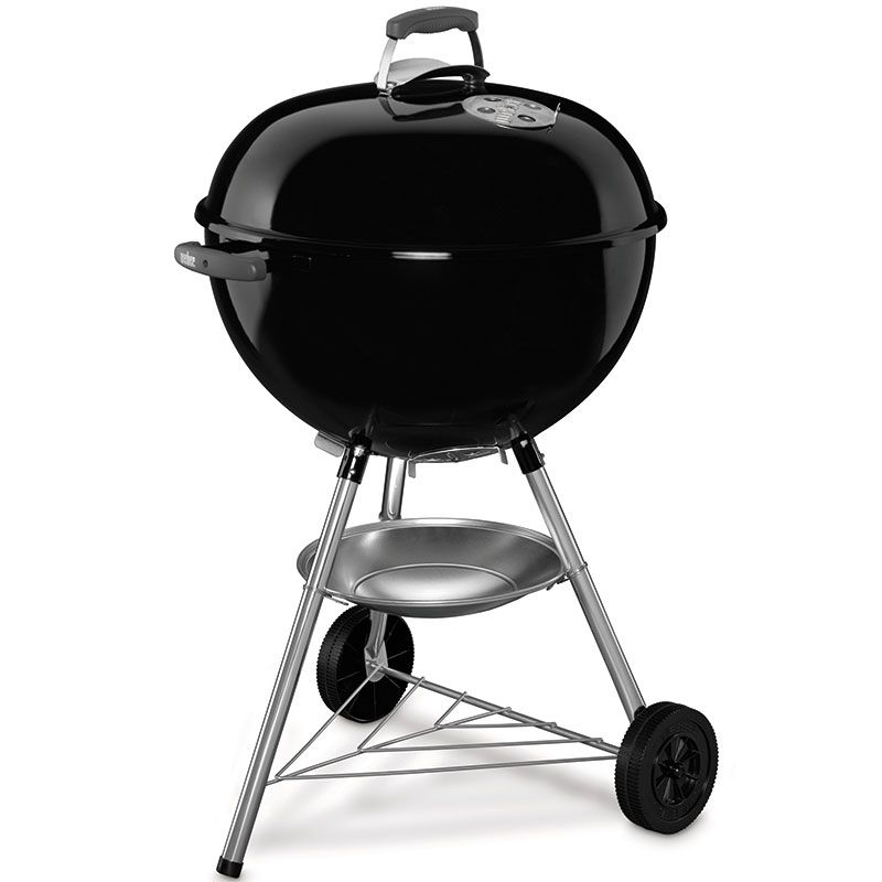 Holzkohlegrill 57 cm schwarz