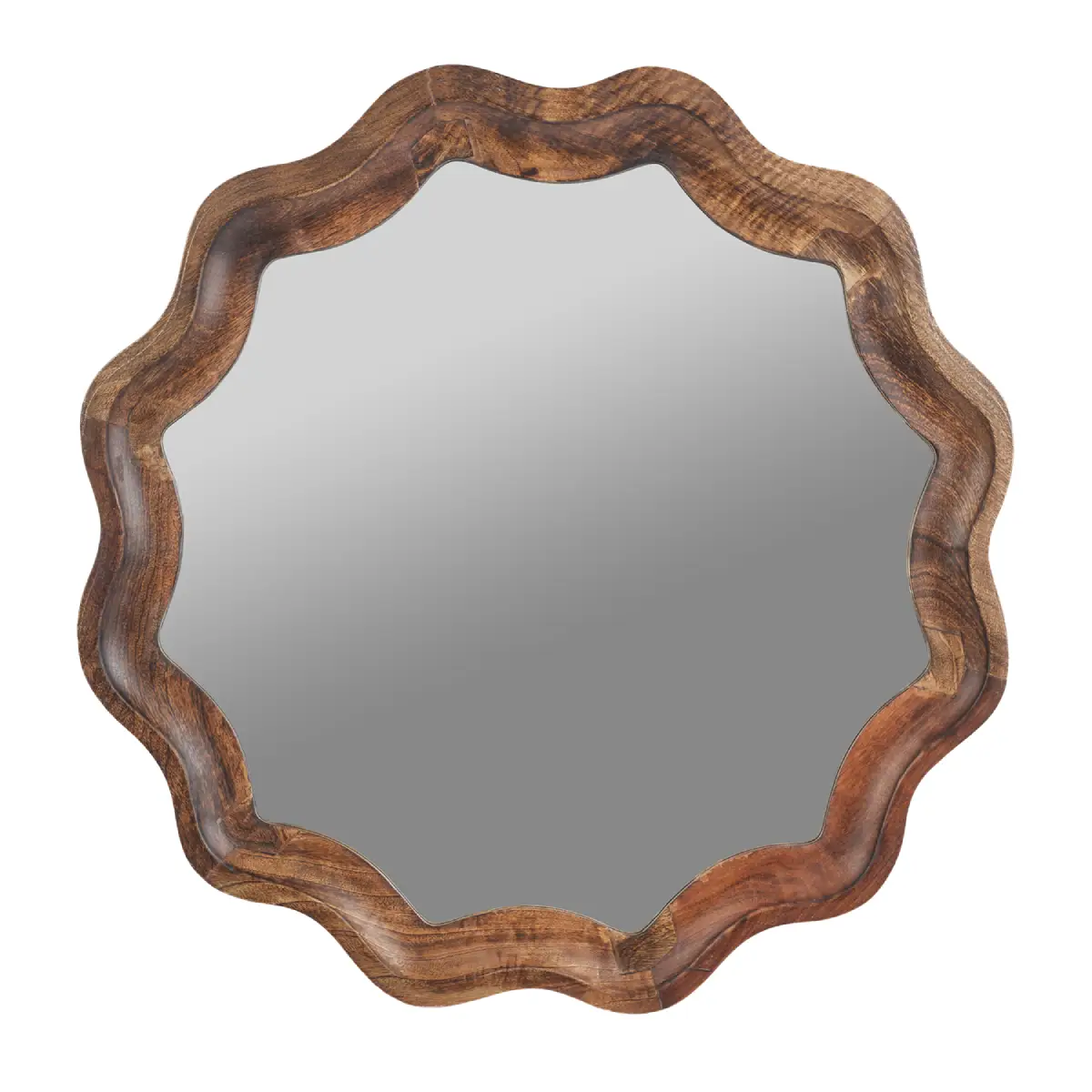 CARVE Spiegel Natur Ø 76 cm