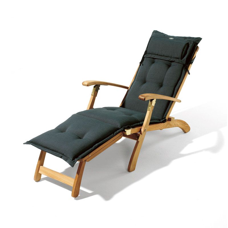 Canyon Ruhesessel kissen strukturiert dralon Denim blau