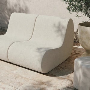 Rouli Sessel Bouclé Off-white