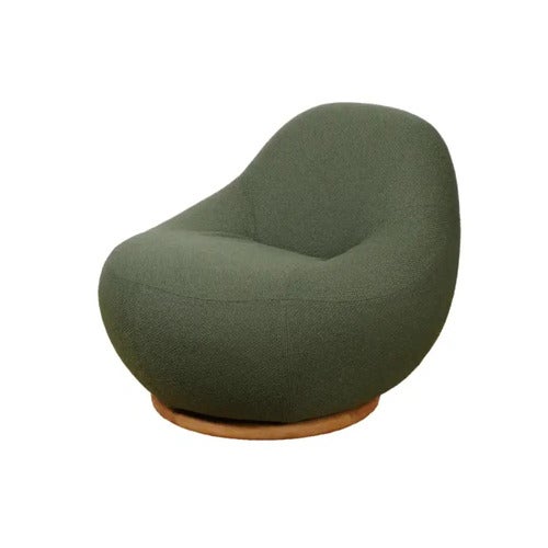 Gem loungesessel m/teak svirvel Dark green, Rise