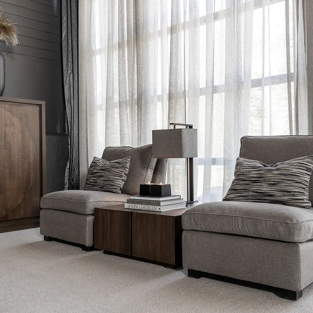 Maddox Couchtisch 80x80 cm braun