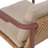 Motty sessel Zin Red / Teddy Beige