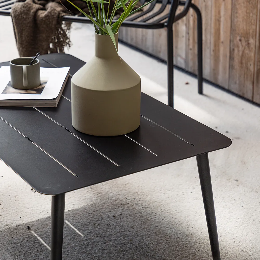 Lina Couchtisch 60x100 cm Schwarz