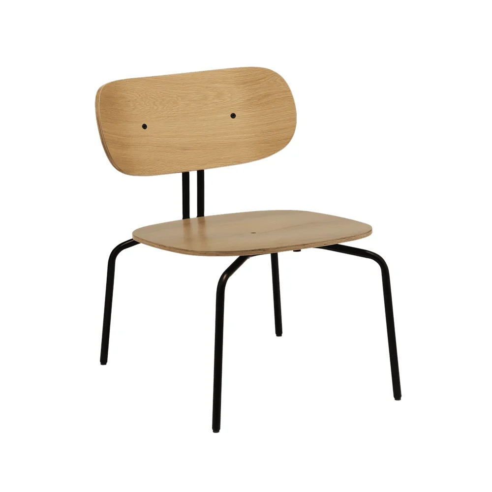 Curious Loungesessel Eiche/Schwarz