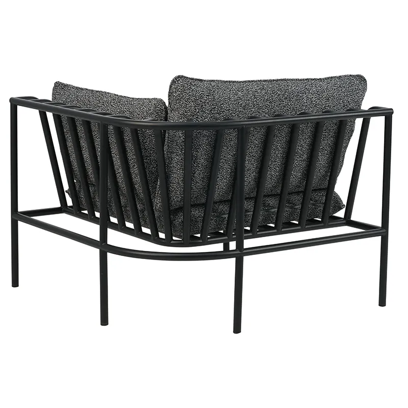 Collier Eckstück Schwarz / Teddy ant