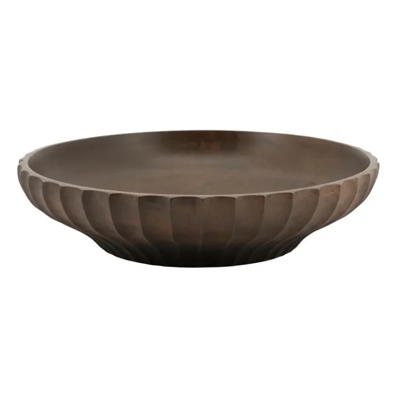 Yori large Schale 25x25x6 cm Mangoholz dark brown