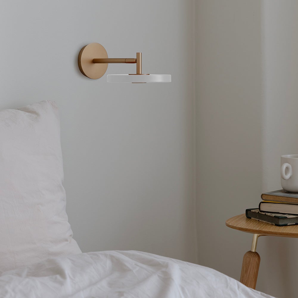 Asteria Wall Short Wandleuchte Ø15 cm Pearl White