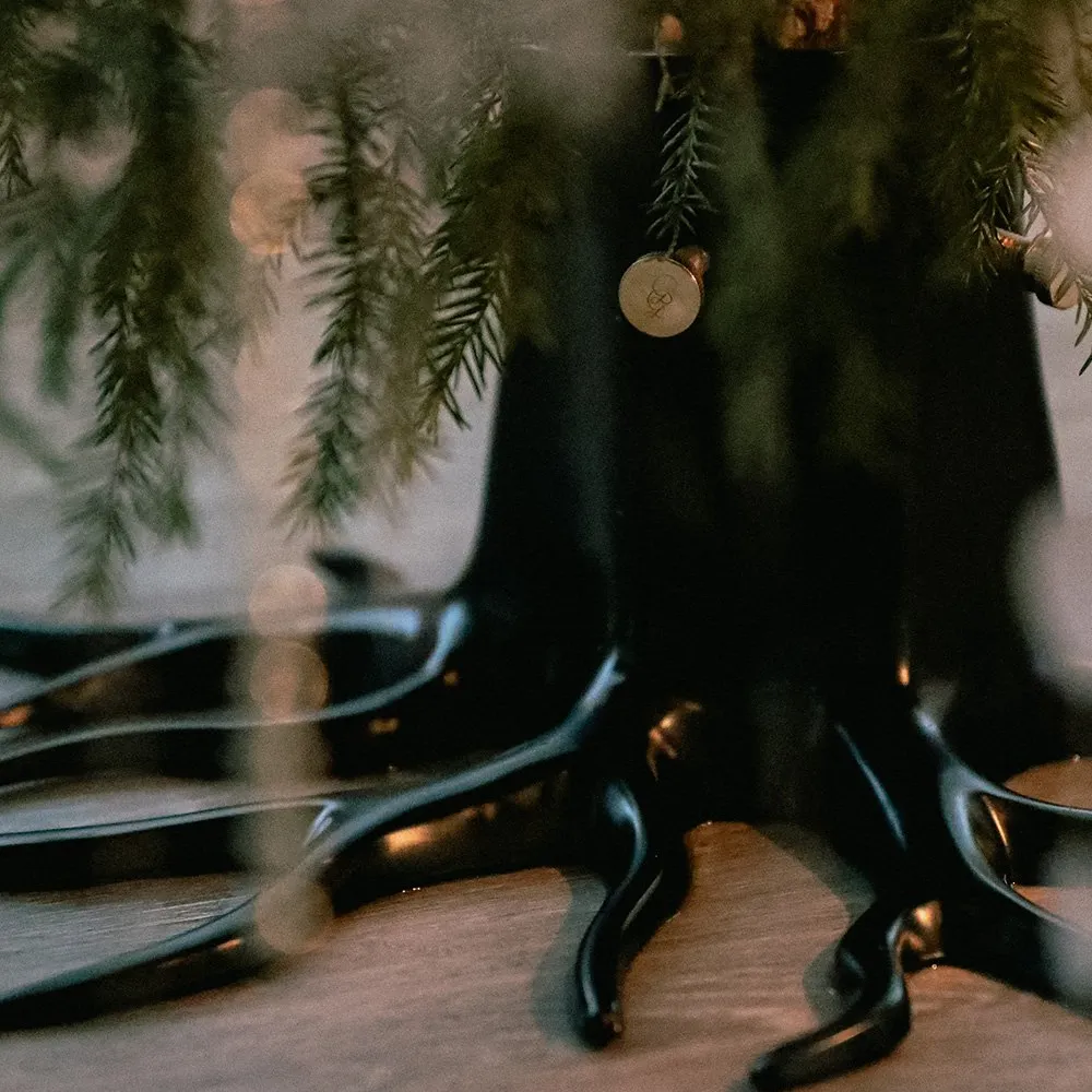 Weihnachtsbaumsockel Schwarz 