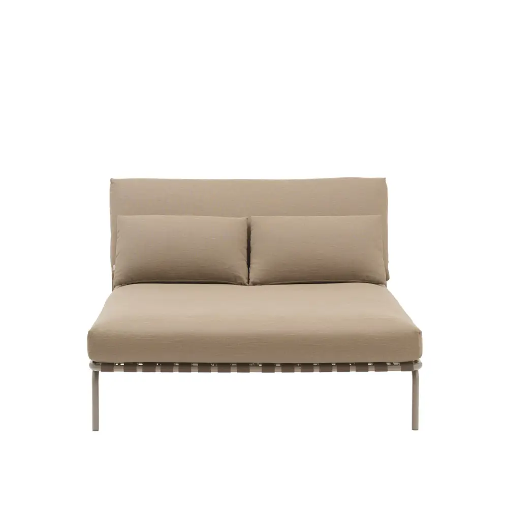 Lounge-Daybed Settle Ribbed Weave 5/Taupe