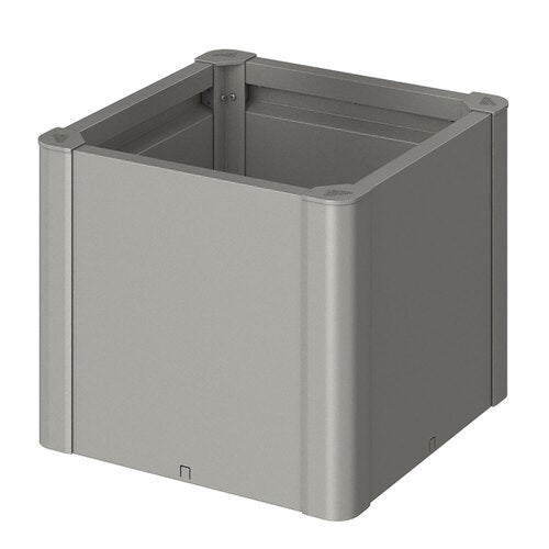 Belvedere Pflanzbeet mini Größe 50 metallic quarz-grau Biohort