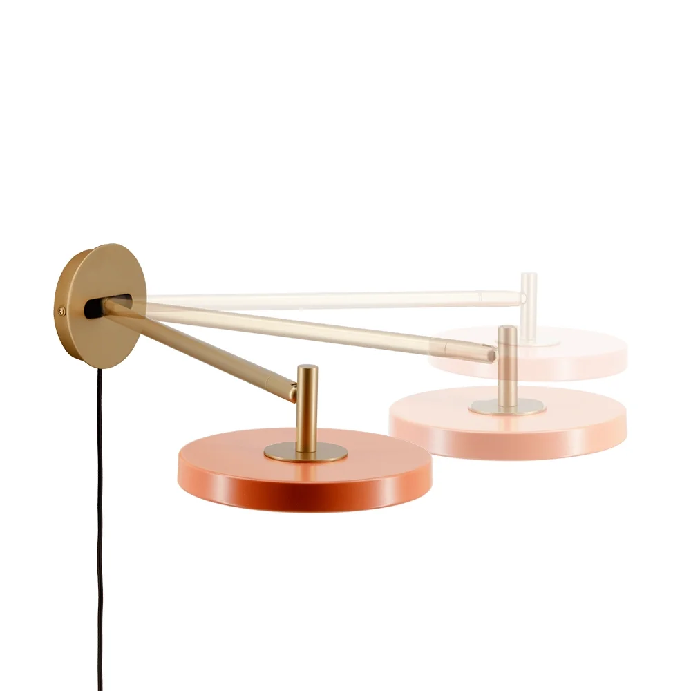 Asteria Wall Long Wandleuchte Ø15 cm Nuance Orange