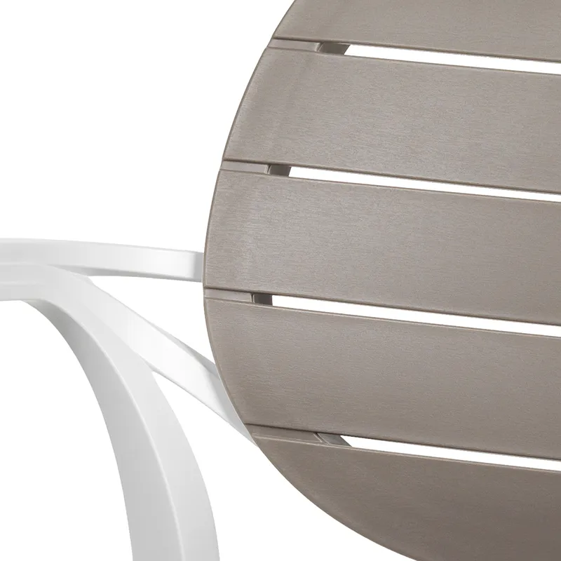 Palma Sessel Weiß - Tortora