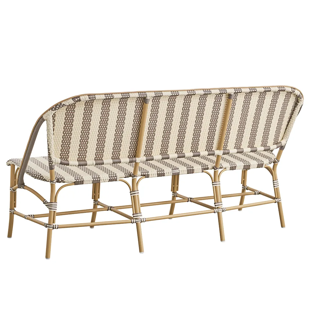  Sofie 3-Sitzer-Sofa weiß/cappucino