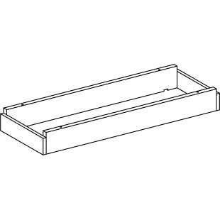 45214 Sockel Nussbaum Naturöl 100X36X9Cm 