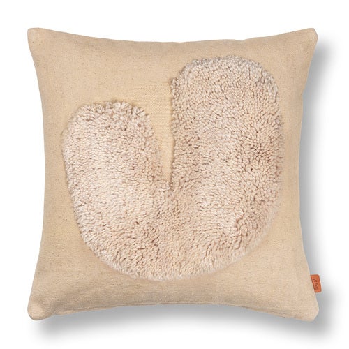 Lay Kissen 50x50 Sand/Off-white