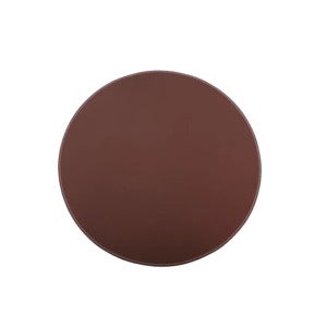 Platzset Ø: 38 cm Braunes Leder