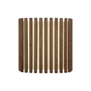 Komorebi Lampenschirm Quadratisch Mittel Dark Oak